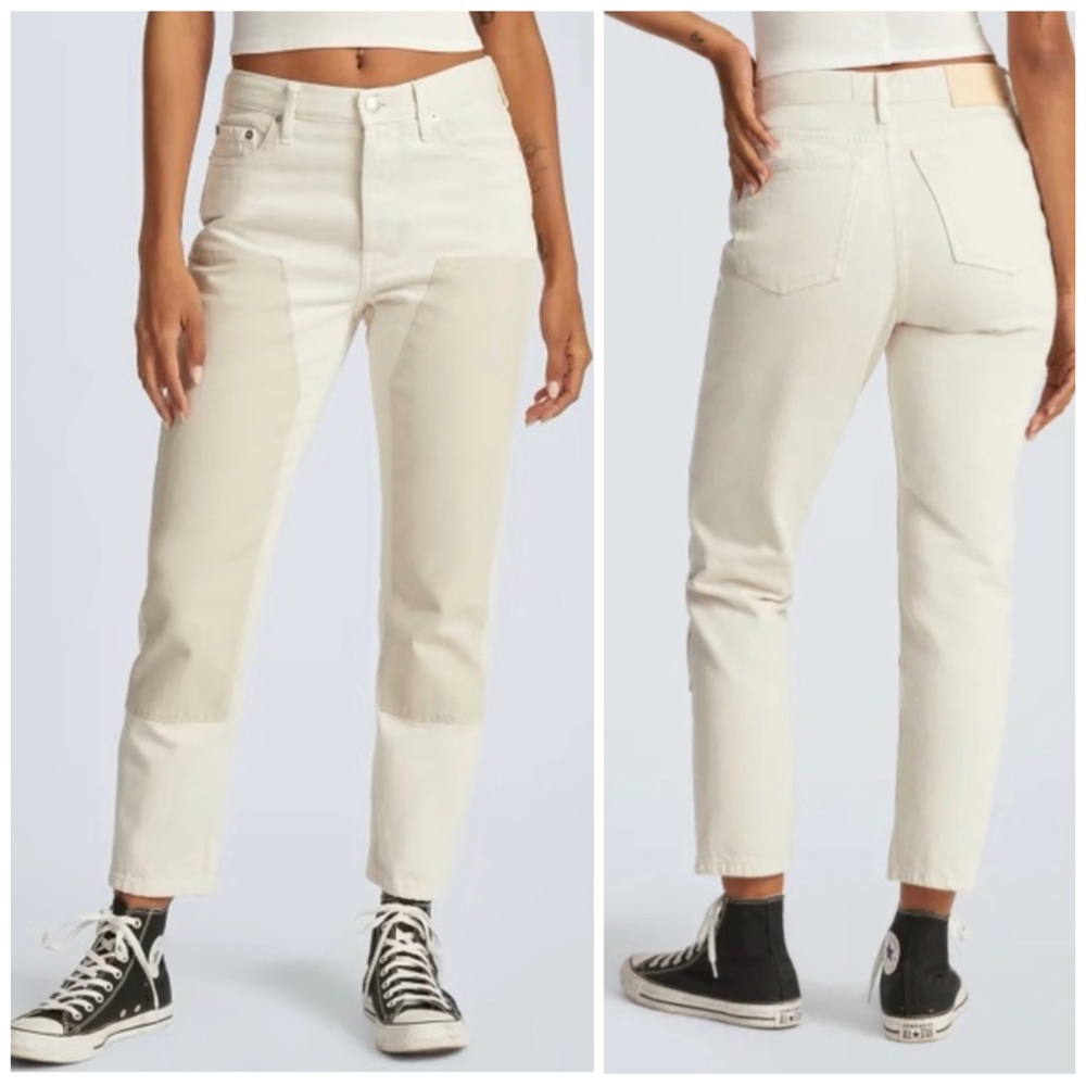 Everlane 90s Cheeky Straight Crop Jean in Pure Craft